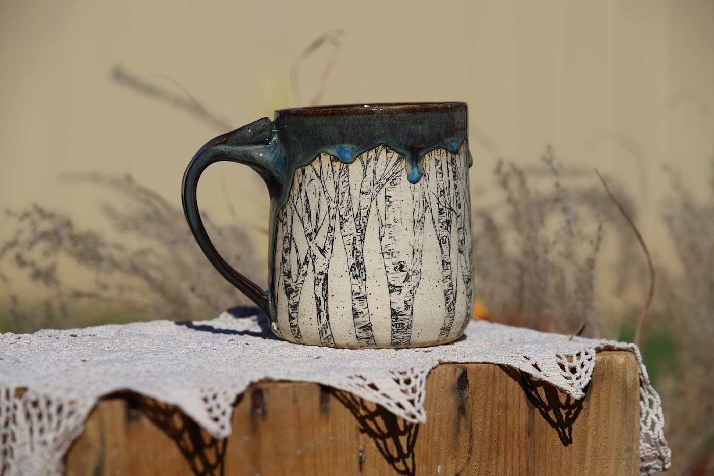 One of a kind handmade mug