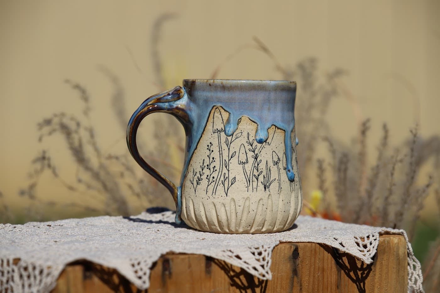 One of a kind handmade mug